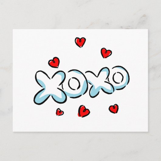 ハグとキス商品 ポストカード (正面)