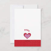 ハグとキス招待状 招待状 (裏面)