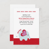 ハグとキス招待状 招待状 (正面/裏面)