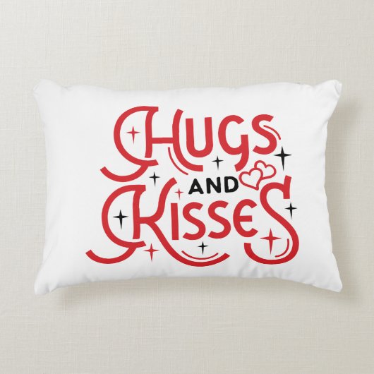 ハグとキス アクセントクッション (正面)