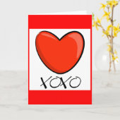 ハグとキス カード (黄色い花)