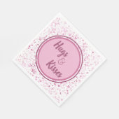 ハグとキス スタンダードランチョンナプキン (角)