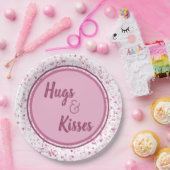 ハグとキス ペーパープレート (パーティー)