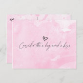 ハグとキス ポストカード (正面/裏面)