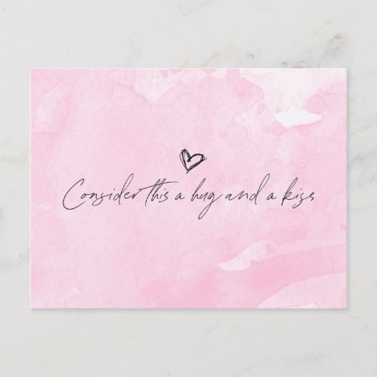 ハグとキス ポストカード (正面)