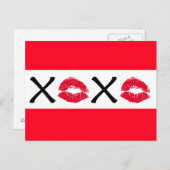 ハグとキス ポストカード (正面/裏面)