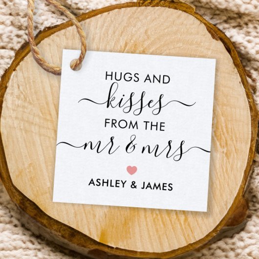 ハグとキス ミスターとミセス タグ ピンク
