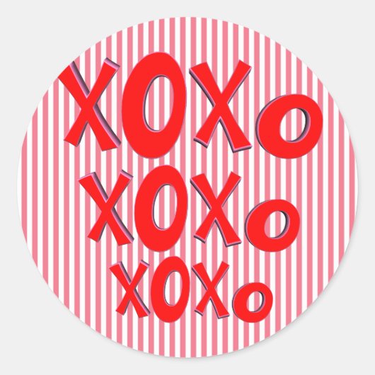 ハグとキス ラウンドシール (正面)