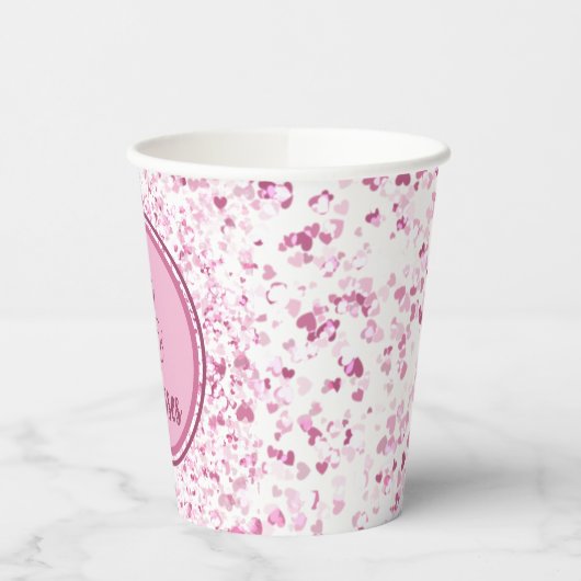 ハグとキス 紙コップ (左)