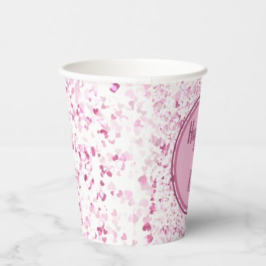 ハグとキス 紙コップ (右)