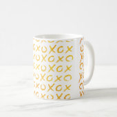 ハグとキス xoxo コーヒーマグカップ (正面右)