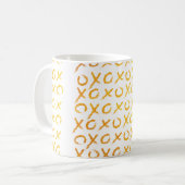 ハグとキス xoxo コーヒーマグカップ (正面左)