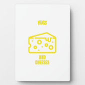 ハグとチーズチおもしろいーズプンジョーク フォトプラーク (正面)