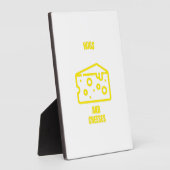 ハグとチーズチおもしろいーズプンジョーク フォトプラーク (側面)