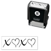 ハグとハート | xoxoとハート セルフインキングスタンプ (インサイチュ)