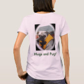 ハグとパグ Tシャツ (裏面)
