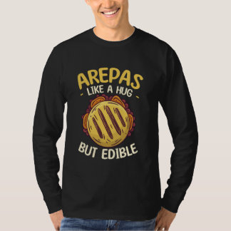 ハグのように味わうが食べられる – Arepa恋人 Tシャツ