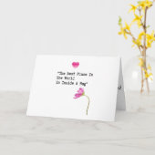 ハグの中に最高のは、お客様の***誕生日**** カード (黄色い花)