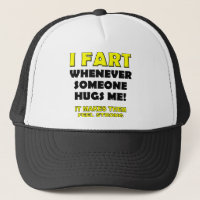 ハグの代わりにオナラ Funny Ball Cap Hat