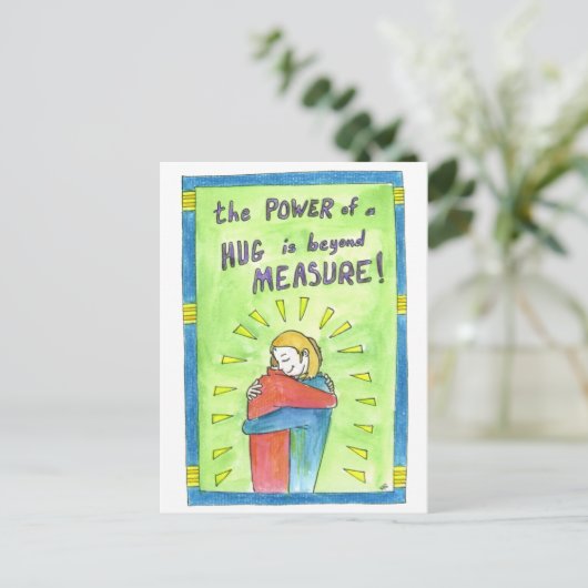 ハグの力 ポストカード (スタンド正面)