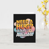 ハグの無制限の供給が必要！シール カード (黄色い花)