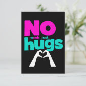 ハグの言葉を贈る カード (スタンド正面)