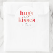 ハグはっきりしたとキスバレンタインデー ラウンドシール (バッグ)