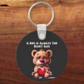 ハグは常に正しいサイズ キーホルダー (正面)