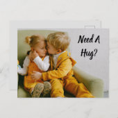 ハグは？ ポストカード (正面/裏面)