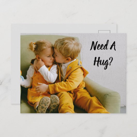 ハグは？ ポストカード (正面/裏面)