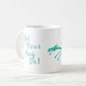 ハグを着けて！ぼろぼろボロとハグから。 コーヒーマグカップ (正面左)