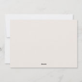 ハグを贈ろう 赤いハートの写真バレンタインカード シーズンカード (裏面)