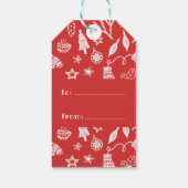 ハグを送る・ハンズミッテンス冬の休日 ギフトタグ (裏面)