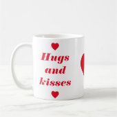 ハグアンドキスマグ コーヒーマグカップ (左)