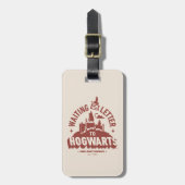 ハグウォーツへの手紙を待ってる ラゲッジタグ (正面縦)