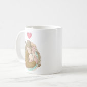 ハグカップルシンプル コーヒーマグカップ (正面左)