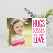 ハグキスラブバレンタインデーの写真カード シーズンカード (スタンド正面)