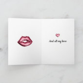 ハグキスリップ カード (内部)