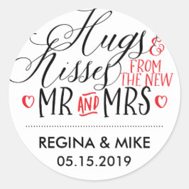 ハグキス新人氏ハンドレタリング書道 ラウンドシール