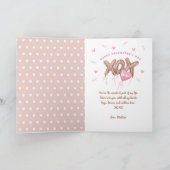 ハグキス&ラブフォイル風船バレンタインカード シーズンカード (内部)