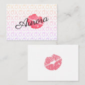 ハグキッス ノートカード (正面/裏面)