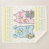 ハグサミーシェルパハヌッカブランケット/中 シェルパブランケット (正面(横))