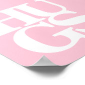 ハグスのグラフィックガールズ子供部屋ウォールアート ポスター (角)