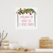 ハグスクコットサンパーハッピーホリデーオブスクート ポスター (キッチン)