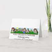 ハグズ&キスツインハッピーバースデー カード (裏面)