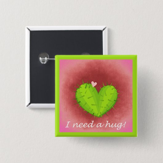 ハグハート 缶バッジ (正面&裏面)