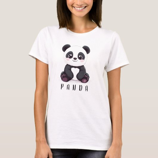 ハグパンダハート Tシャツ (正面)