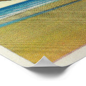 ハグポイントアットキャノンビーチとハイスタックロック ポスター (角)