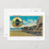 ハグポイントアットキャノンビーチとハイスタックロック ポストカード (正面/裏面)