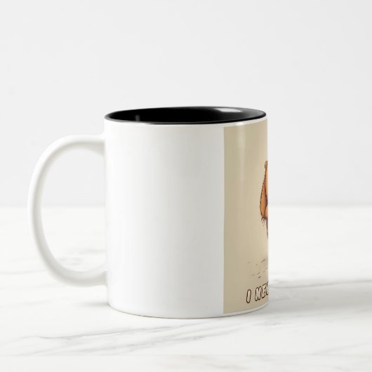 ハグマグが必要 ツートーンマグカップ (左)